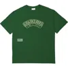 Students Fraternity Graphic T-shirt In Green