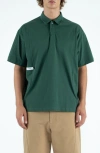 Students Future Oversize Cotton Blend Polo In Green