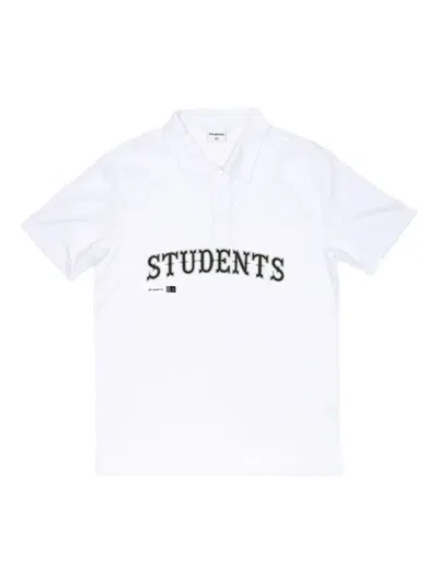 Students Golf Armstrong Poloshirt In White