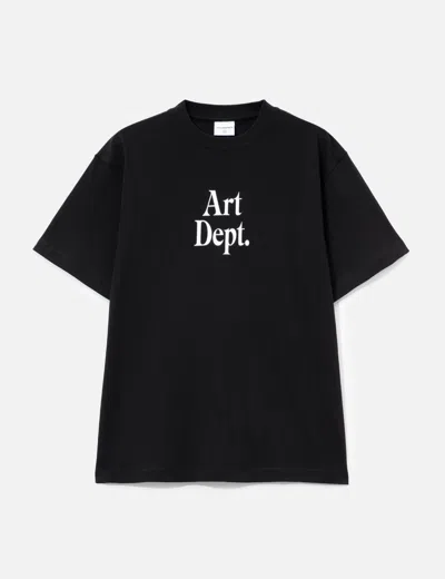 Students Golf Art Dept Short Sleeve T-shirt In Black