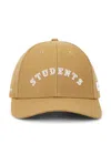 Students Golf Bases Covered Unstructured 6 Panel Wool Hat In Brown