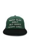 Students Golf Clueless Strap Back Hat Cap In Green