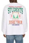 Students Golf Long-sleeve Printed T-shirt In White