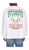 Students Golf Long-sleeve Printed T-shirt In White