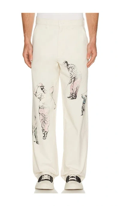Students Golf Francis Work Pants In White