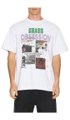 Students Golf Grass Obsession Tee In White