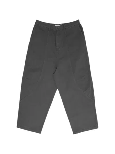 Students Golf Logo-detail Trousers In Gray