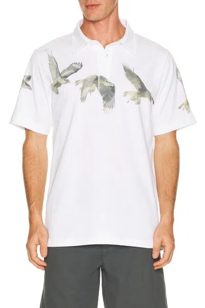 Students Golf Mapleton Short Sleeve Polo Shirt In White