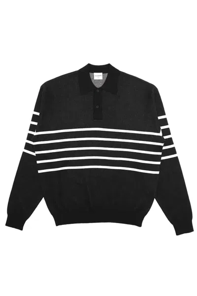 Students Golf Men's Rors Long Sleeve Knit Sweater In Black