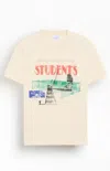 Students Golf Men's Twilight T-shirt In Cream In Multi
