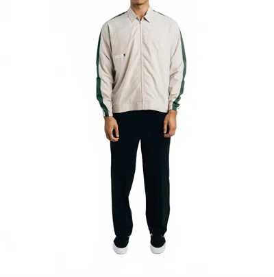 Students Golf Oscar Zip Shirt In Sand In Neutral