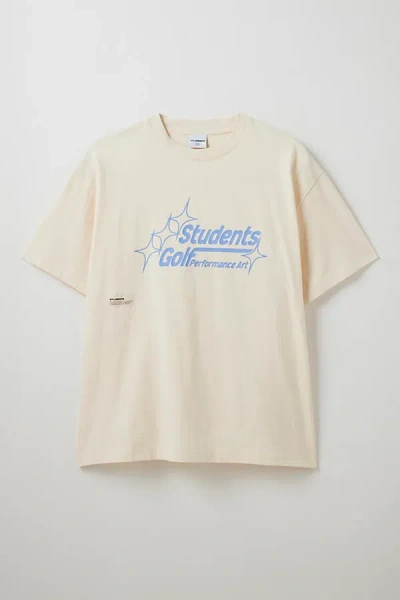 Students Golf Performance Art Graphic Tee In Nude, Men's At Urban Outfitters