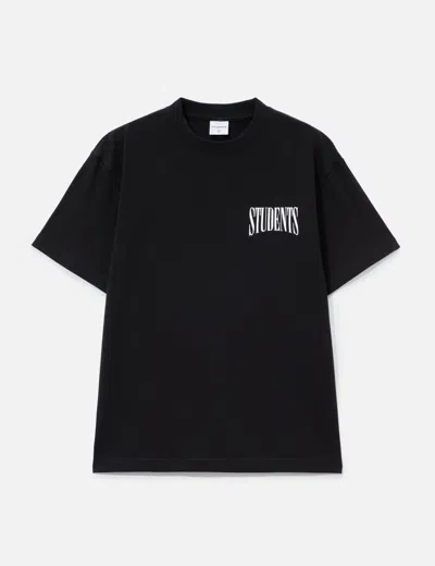 Students Golf Research Institute Short Sleeve T-shirt In Black
