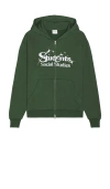 Students Golf Rising Stars Fleece Zip Hoodie In Green