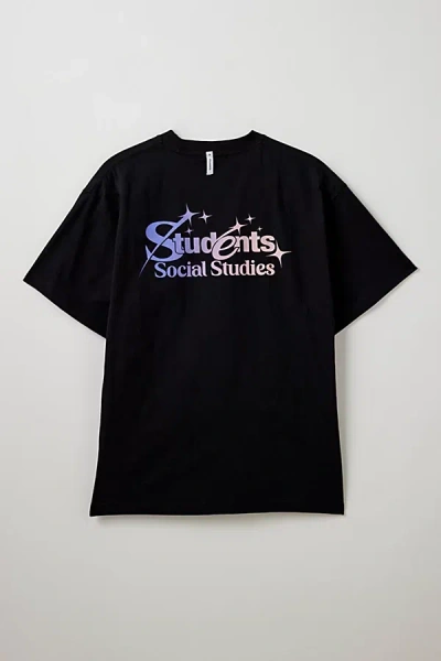 Students Golf Rising Stars Graphic Tee In Black, Men's At Urban Outfitters