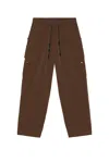Students Golf Wilcox Nylon Pants In Brown