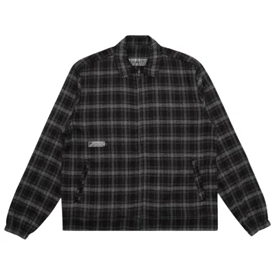 Pre-owned Students Gonzales Wool Plaid Jacket 'black'