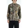 Students Greger Reatree Camo Cotton Quarter Zip Polo In Animal Print