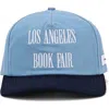Students Los Angeles Book Fair Cotton Snapback Baseball Cap In Blue