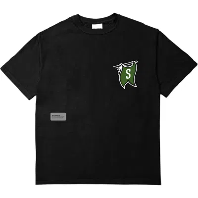 Students Proud Graphic T-shirt In Black