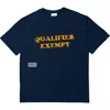 Students Qualifier Exempt Graphic T-shirt In Blue