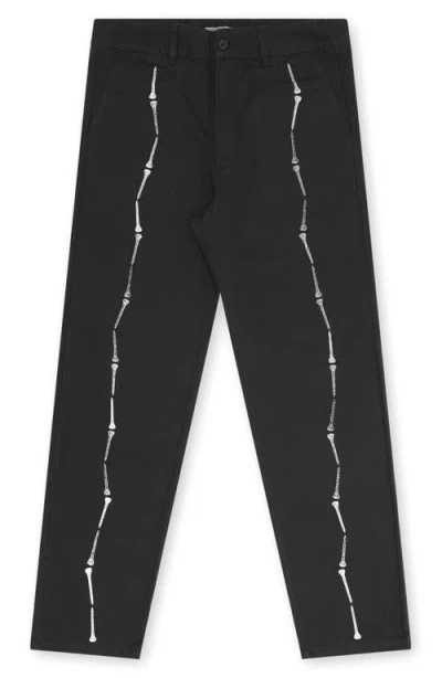 Students Shivers Twill Trousers In Black