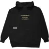 Students Social Studies Cotton Fleece Hoodie In Black