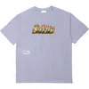 Students Too Late Oversize Cotton Graphic T-shirt In Purple
