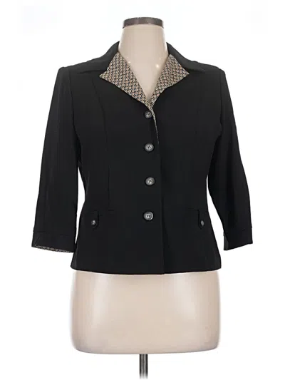 Pre-owned Studio 1 Blazer Jacket In Black