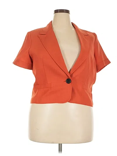Pre-owned Studio 1 Blazer Jacket In Orange