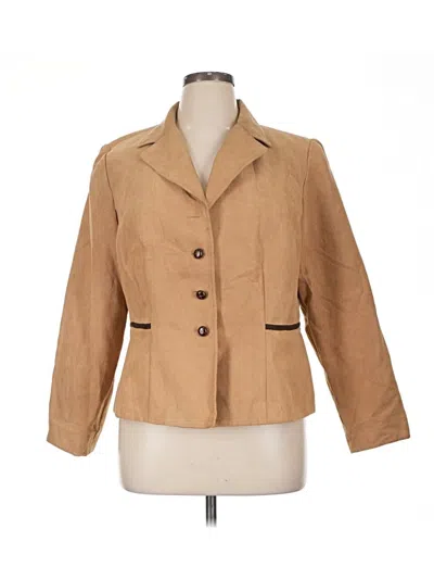 Pre-owned Studio 1 Blazer Jacket In Tan