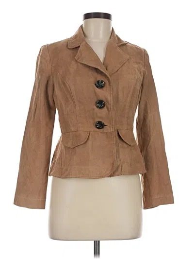 Pre-owned Studio 1 Blazer Jacket In Tan