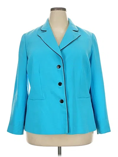 Pre-owned Studio 1 Blazer Jacket In Teal