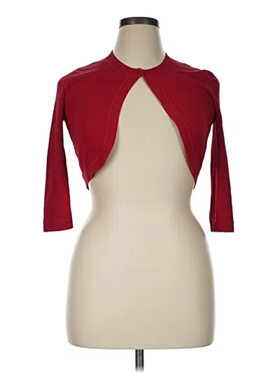 Pre-owned Studio 1 Cardigan Sweater In Red
