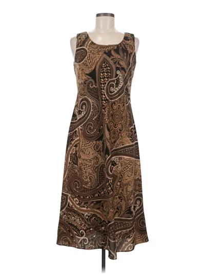 Pre-owned Studio 1 Casual Dress In Brown