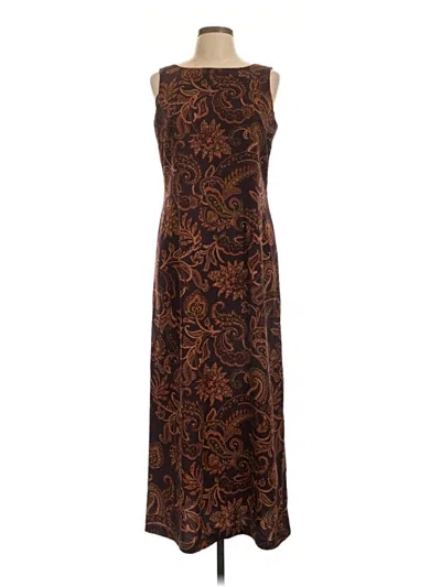 Pre-owned Studio 1 Casual Dress In Brown
