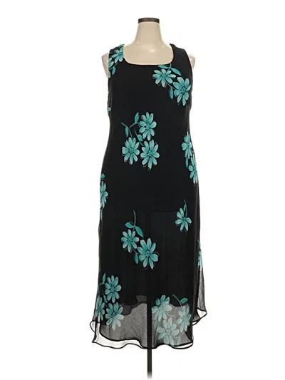 Pre-owned Studio 1 Casual Dress In Teal