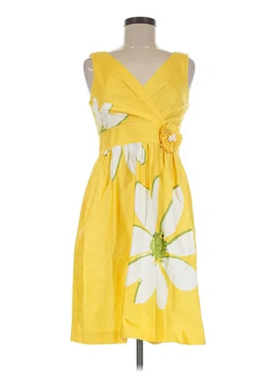 Pre-owned Studio 1 Casual Dress In Yellow