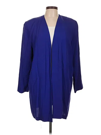 Pre-owned Studio 1 Coat In Blue