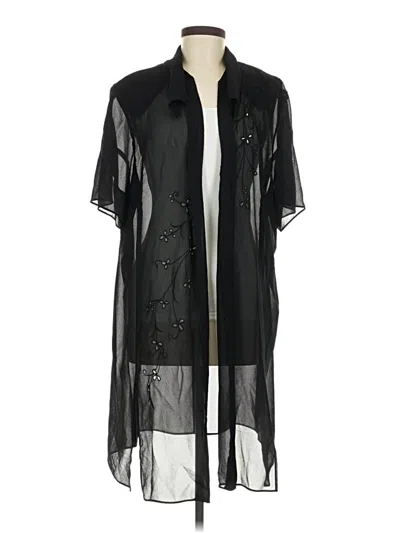 Pre-owned Studio 1 Kimono In Black