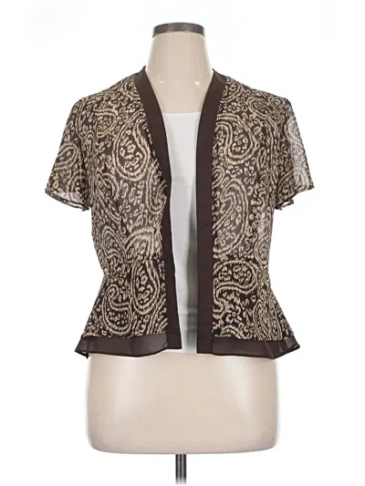 Pre-owned Studio 1 Kimono In Brown