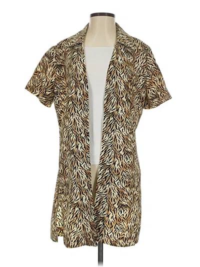 Pre-owned Studio 1 Kimono In Brown