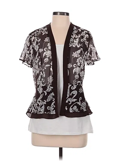 Pre-owned Studio 1 Kimono In Brown