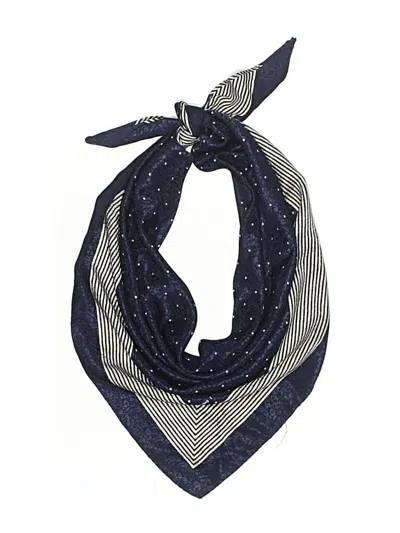 Pre-owned Studio 1 Scarf In Blue