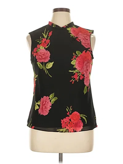 Pre-owned Studio 1 Sleeveless Blouse In Black