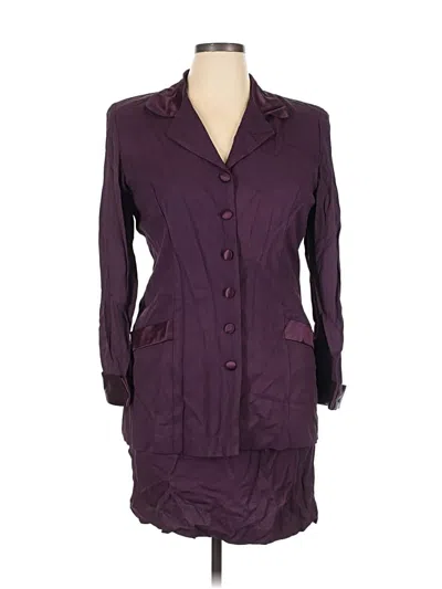 Pre-owned Studio 1 Trenchcoat In Purple