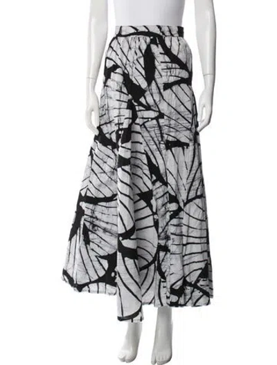 Pre-owned Studio 189 Tie-dye Print Long Skirt In Neutrals