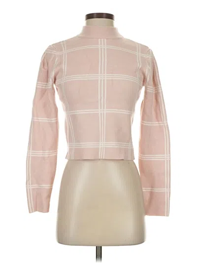 Pre-owned Studio 19 Turtleneck Sweater In Pink