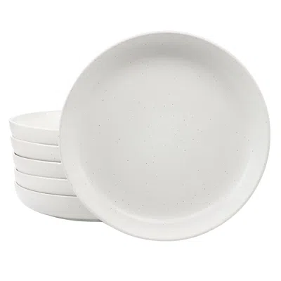 Studio 3b Mio 6 Piece 9.5 Inch Round Stoneware Bowl Set In Sea Salt