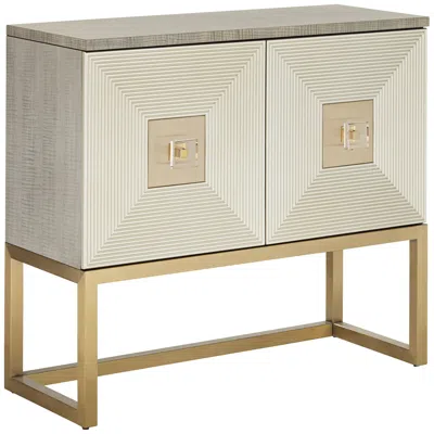 Studio 55d Fleming 39" Wide Modern Luxe Accent Cabinet